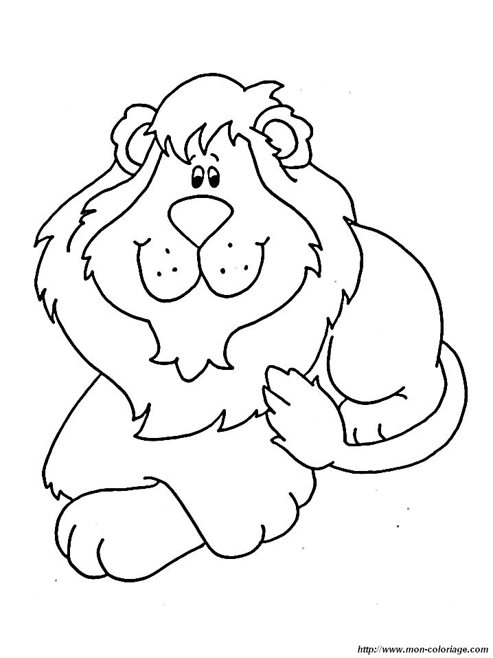 ausmalbild lowe 005