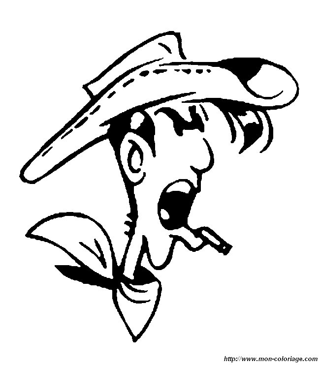 ausmalbild luckyluke18  