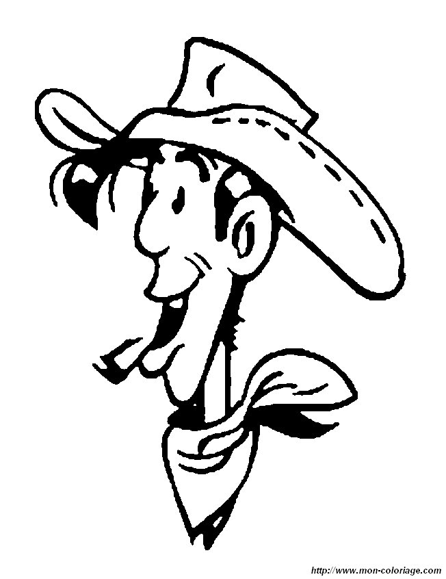 ausmalbild luckyluke22  