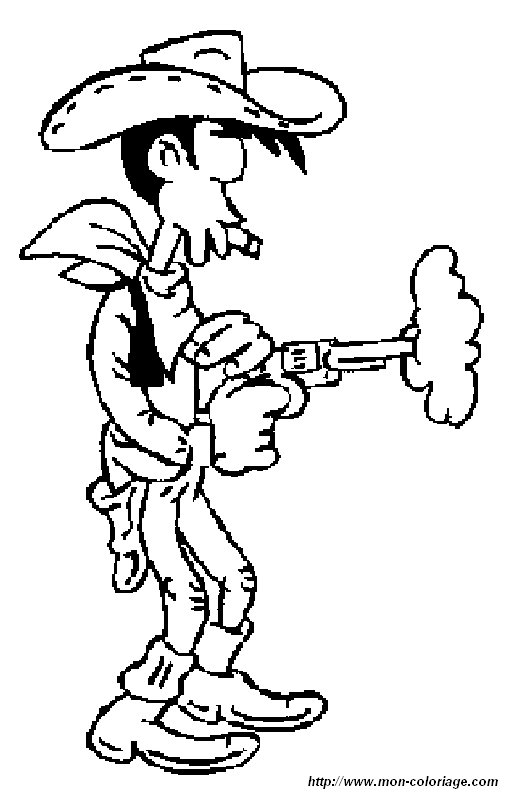 ausmalbild luckyluke6  