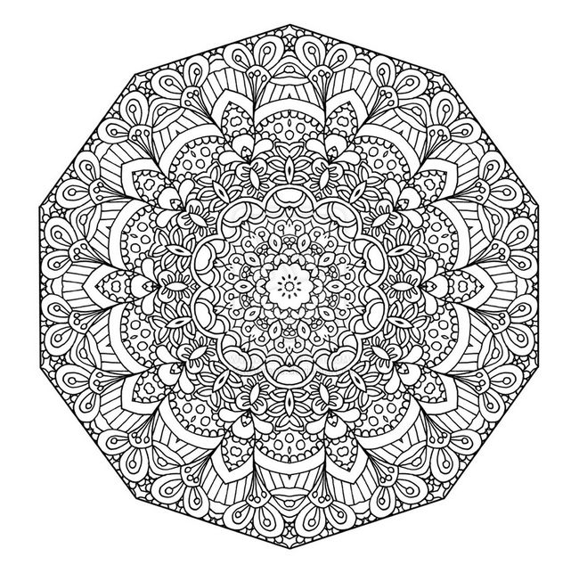ausmalbild Ausmalbilder Mandala Erwachsenen