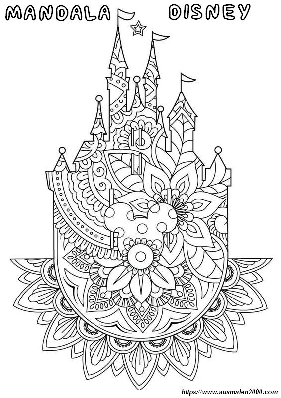ausmalbild Begleiten Sie Ihr Kind auf einer farbenfrohen Reise in die Welt der Mandala
