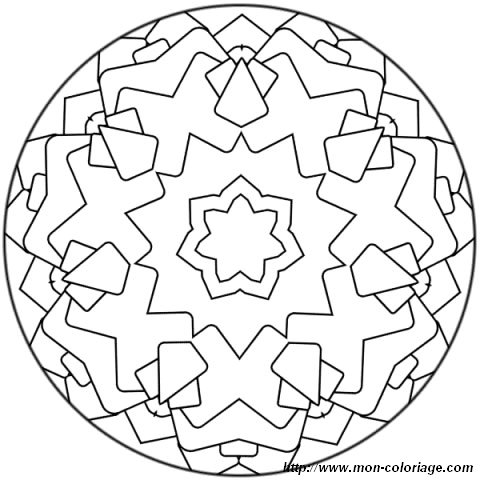 ausmalbild mandala 2