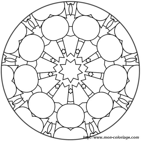 ausmalbild mandala 3