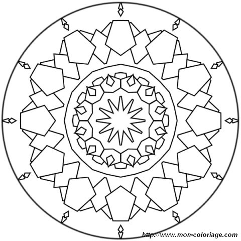 ausmalbild mandala 4