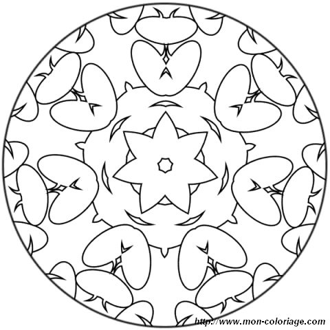 ausmalbild mandala 5