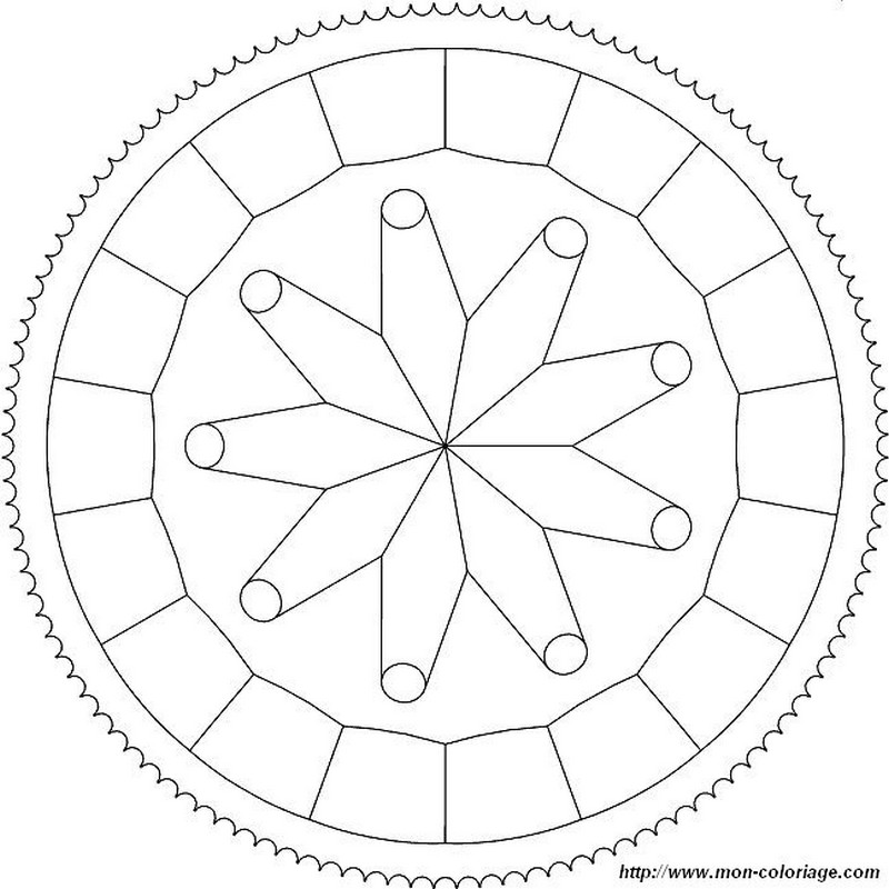 ausmalbild mandala fur kinder