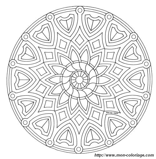 ausmalbild mandalas 3