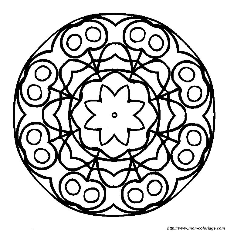 ausmalbild mandalas malvorlagen