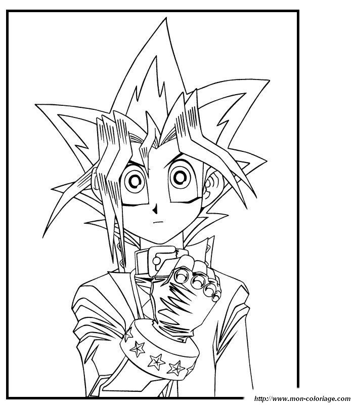 ausmalbild yu gi oh karten