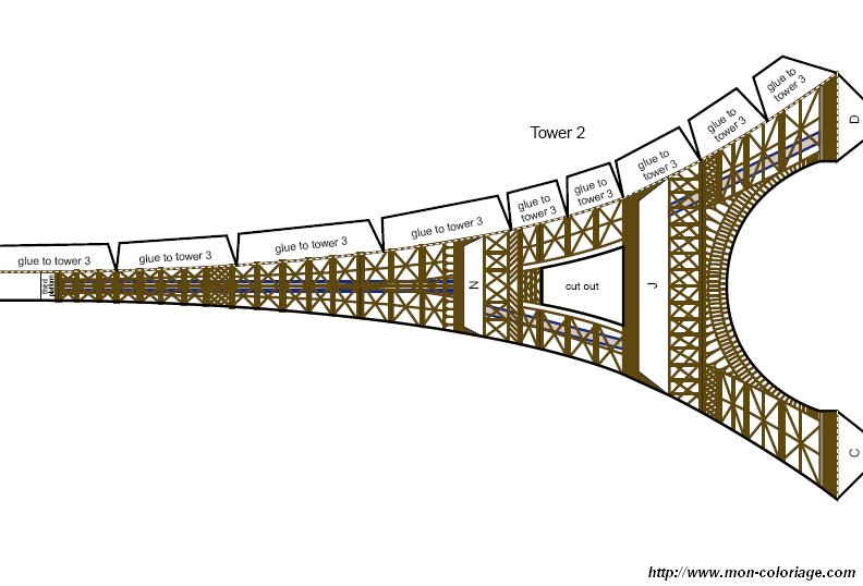 ausmalbild tour eiffel 4