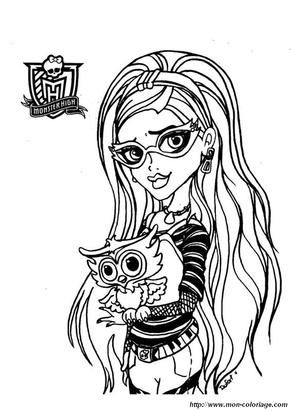 ausmalbild monster high 57