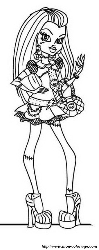 ausmalbild monster high 59