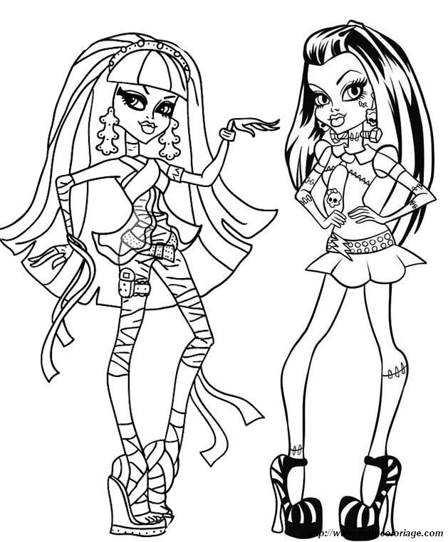 ausmalbild monster high