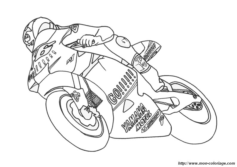 ausmalbild motorrad 8