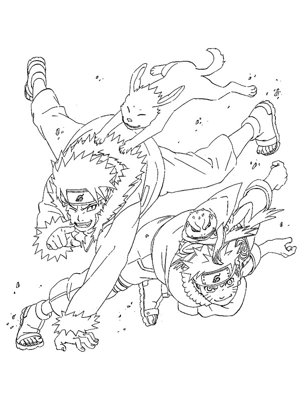 ausmalbild Naruto Uzumaki