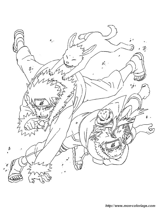 ausmalbild naruto 1