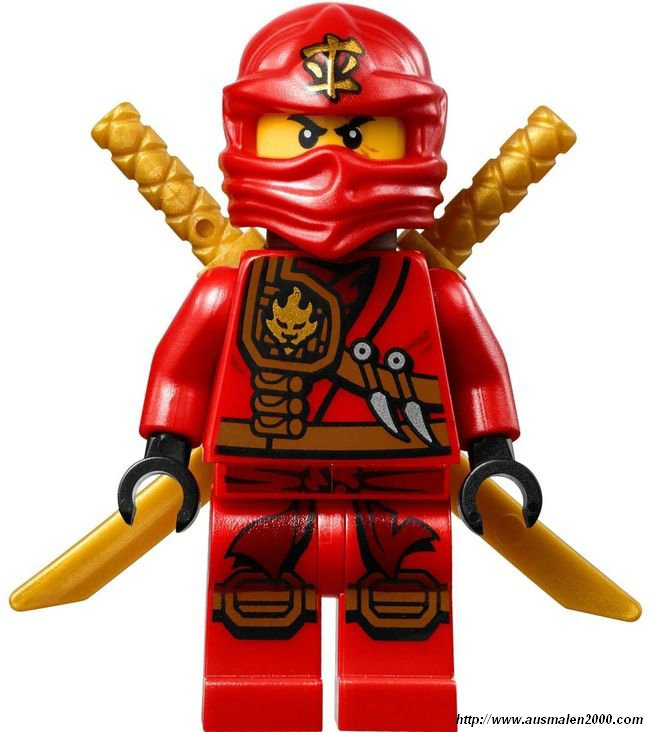 ausmalbild Lego Ninjago