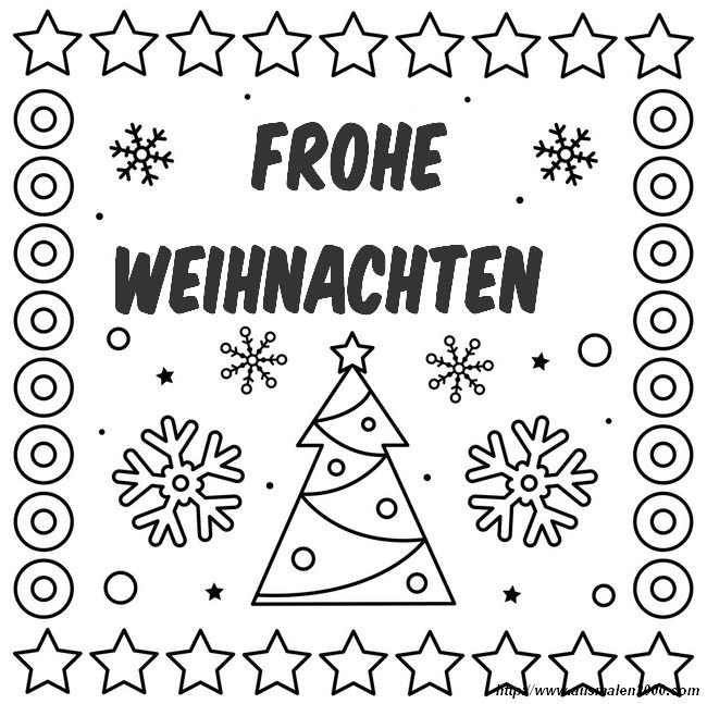 ausmalbild Weihnachtsdekoration 2