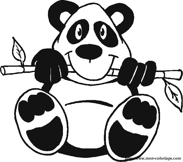 ausmalbild panda3