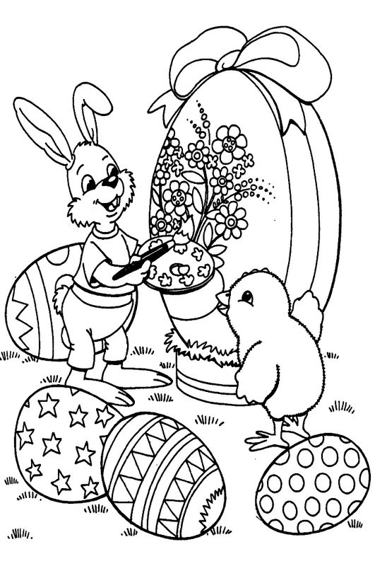 ausmalbild Das Osterfest