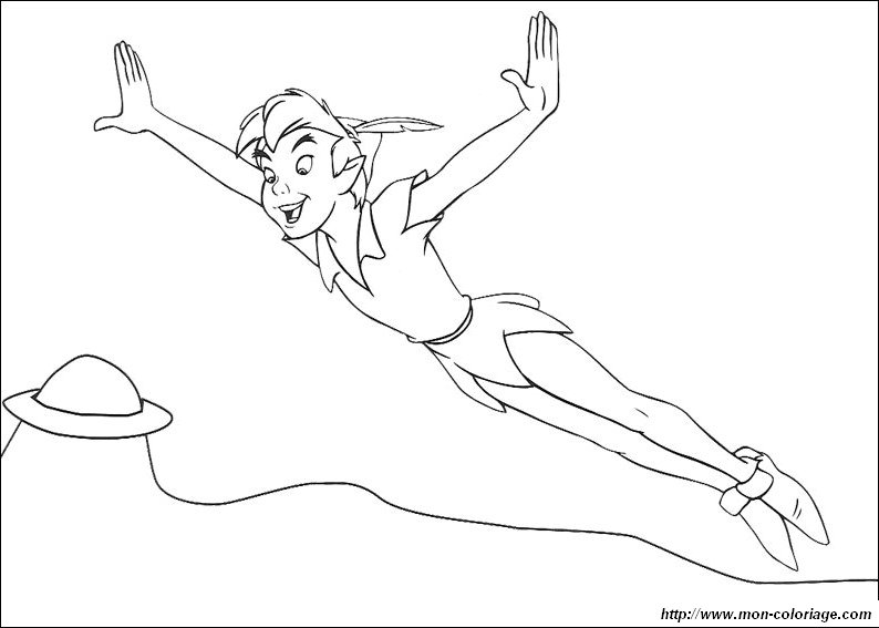 ausmalbild peter pan 3