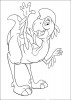 Eine kleine freundliche Dinosaurier