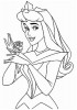 Disney Prinzessin mit einer Blume