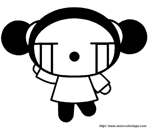 ausmalbild pucca 1