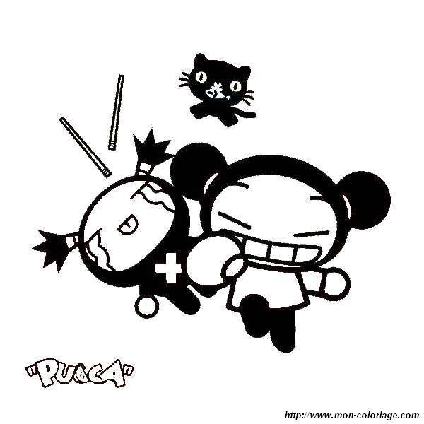 ausmalbild pucca g 1