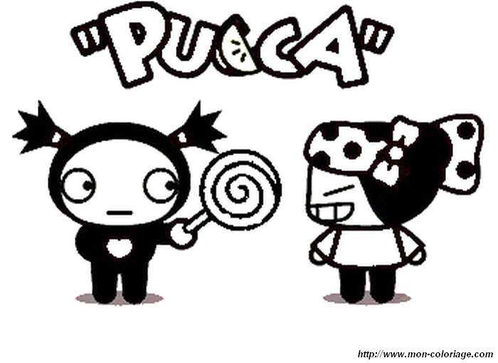 ausmalbild pucca g 3