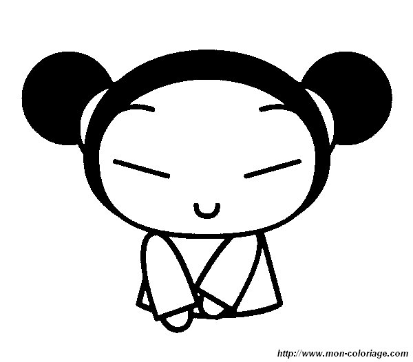 ausmalbild pucca004