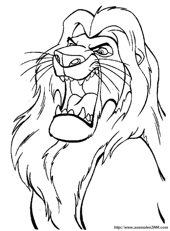 ausmalbild Was sagst du zu ihm Mufasa