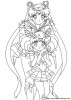 zwei lachelnde madchen sailor moon