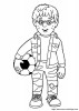 Ein Football Spieler