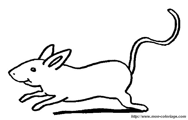 ausmalbild maus 0046