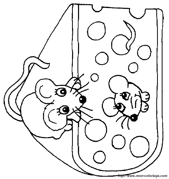 ausmalbild maus 005