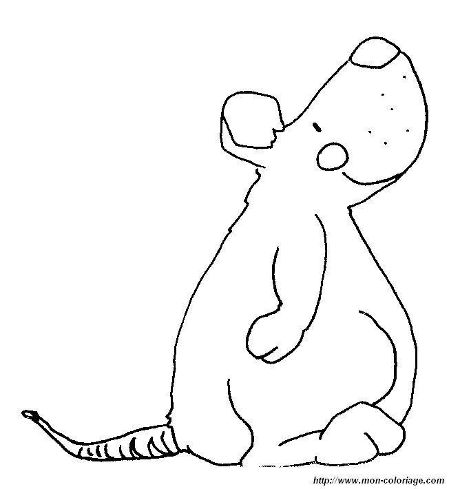 ausmalbild maus 0037