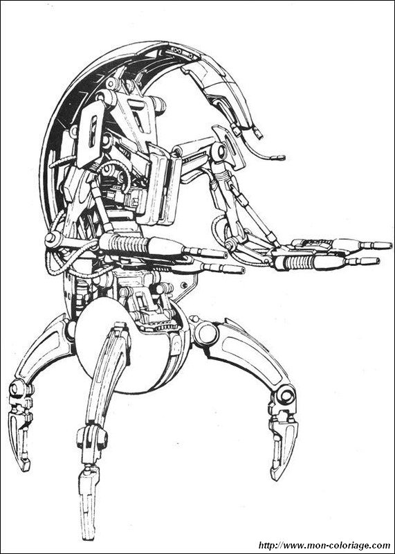 ausmalbild droiden
