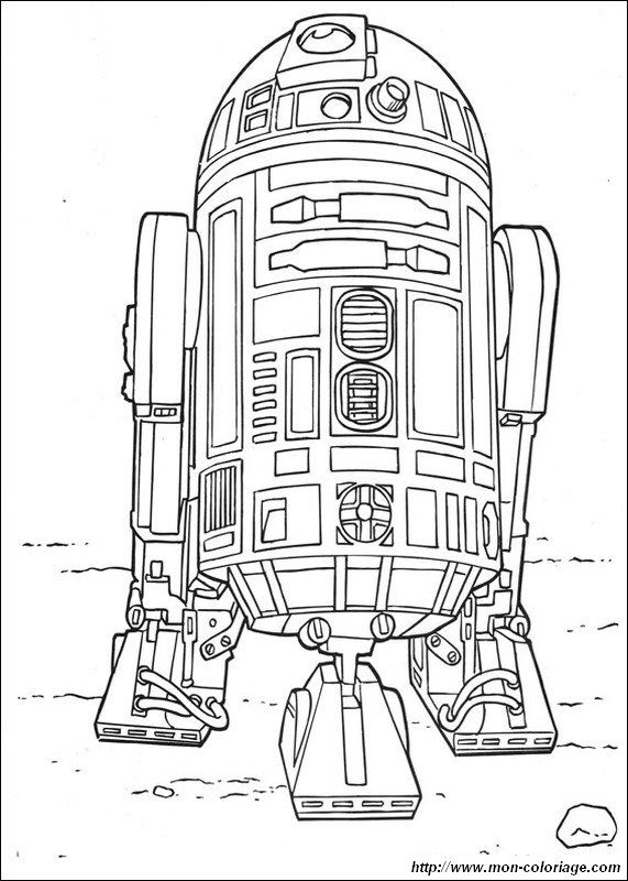 ausmalbild r2d2