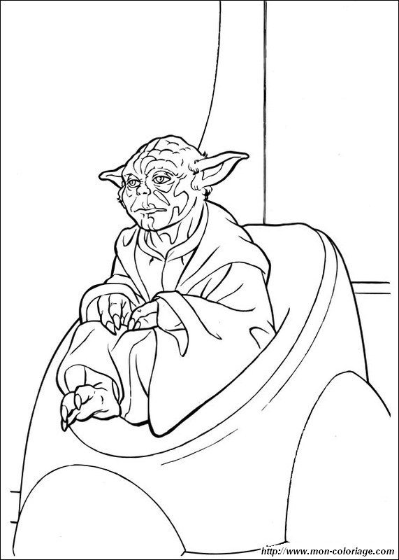 ausmalbild yoda