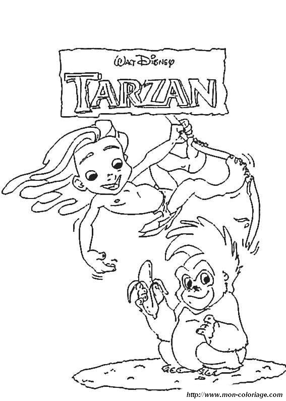 ausmalbild tarzan 10