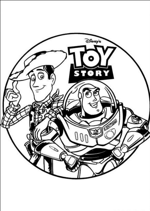 ausmalbild Disney Toy Story