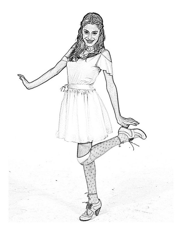 ausmalbild Ausmalbilder Violetta