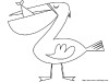 pelikan einen fisch