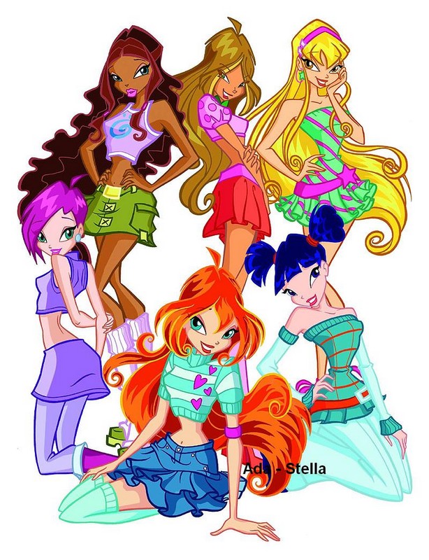 ausmalbild winx